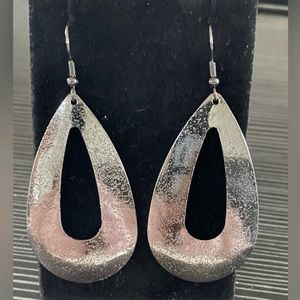 Silver earrings